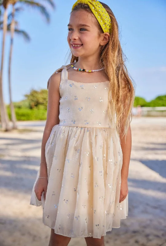 Shimmer Cherry Party Dress Tunics Designer luxury