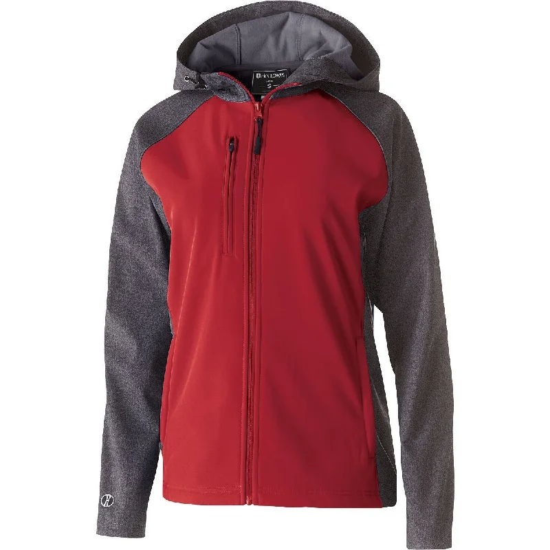 Holloway Ladies Raider Softshell Jacket Knit Jacket Woven Jacket Fleece Jacket