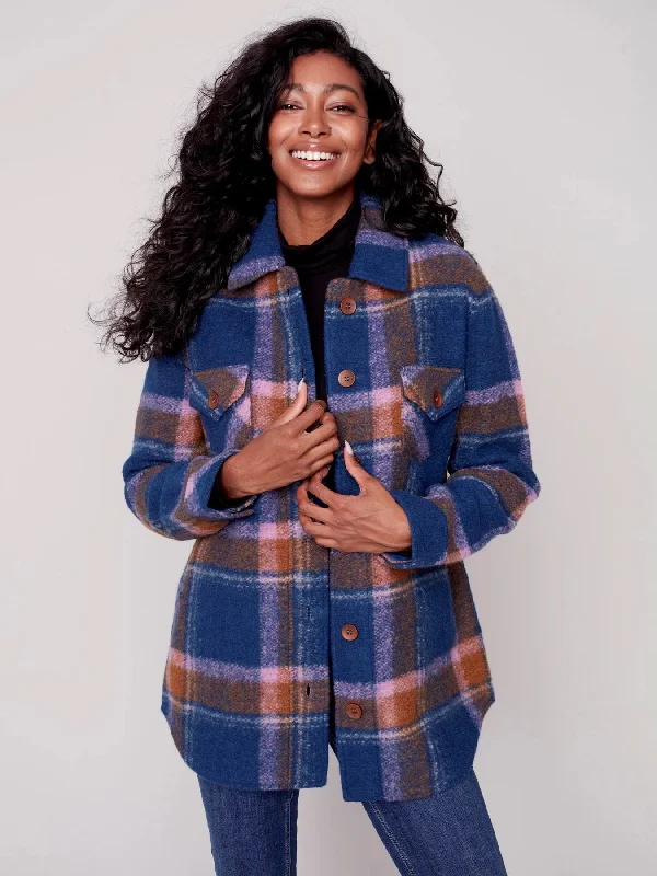 Shirt Jacket With Pockets Rayon Jacket Velvet Jacket Corduroy Jacket