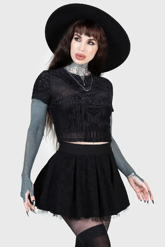 Scarsity Mini Skirt high slit skirt