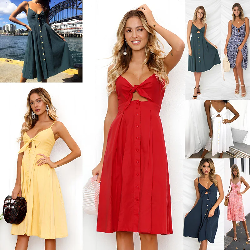 Sexy Backless Party Dress - Sleeveless Sheath Summer Dress Tunics Luxurious premium