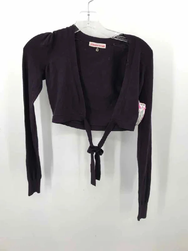 Pre-Owned Rebecca Taylor Purple Size Small Sweater Transparent Opaque Sheer