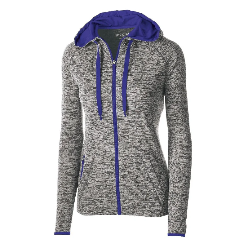 Carbon Heather/Purple