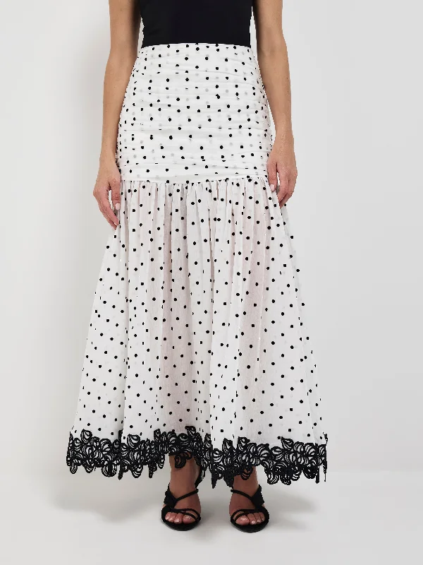 DANICA SKIRT velvet skirt luxurious