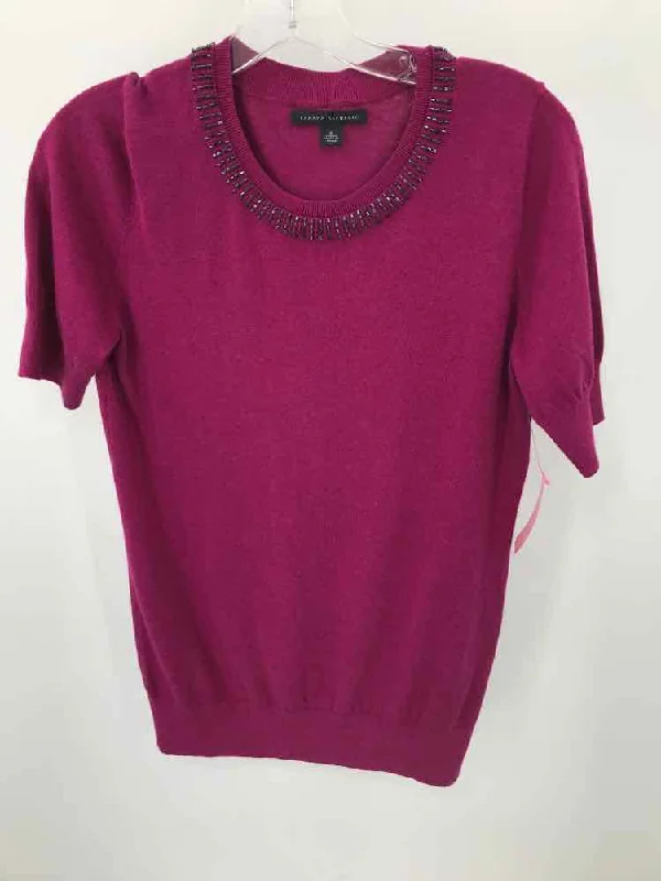 Pre-Owned Banana Republic Purple Size Small Sweater Velvet Chenille Corduroy