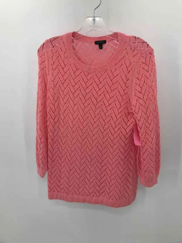 Pre-Owned Talbots Pink Size Small Sweater Elasticated Padded Insulated