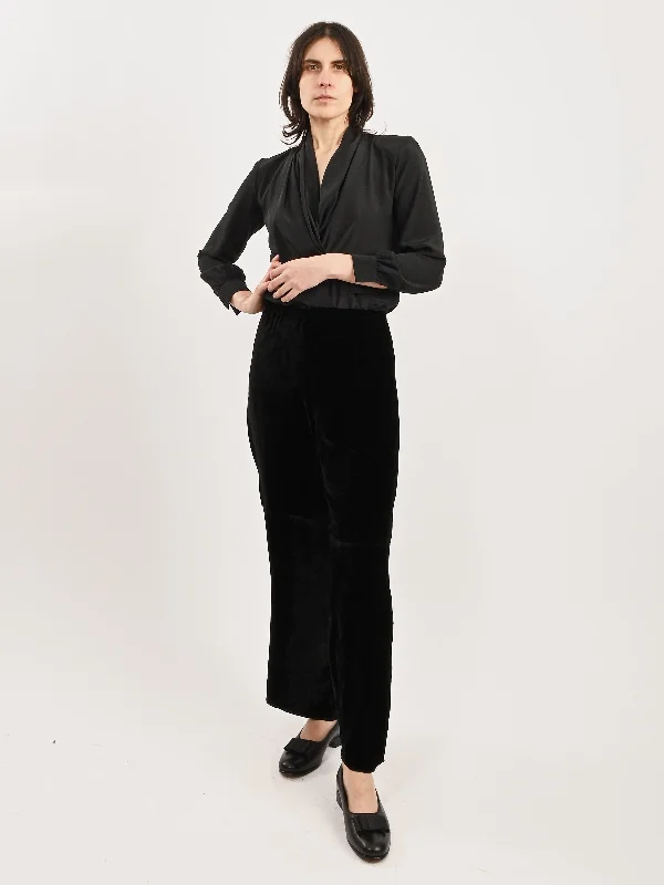 Black Olin Pants Comfortable Denim Leggings