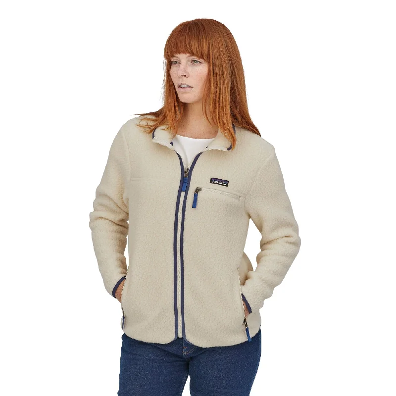 W's Retro Pile Fleece Jacket - Recycled Polyester Knit Fabric Woven Fabric Fleece Fabric W's Retro Pile Fleece Jacket - Recycled Polyester Knit Fabric Woven Fabric Fleece Fabric