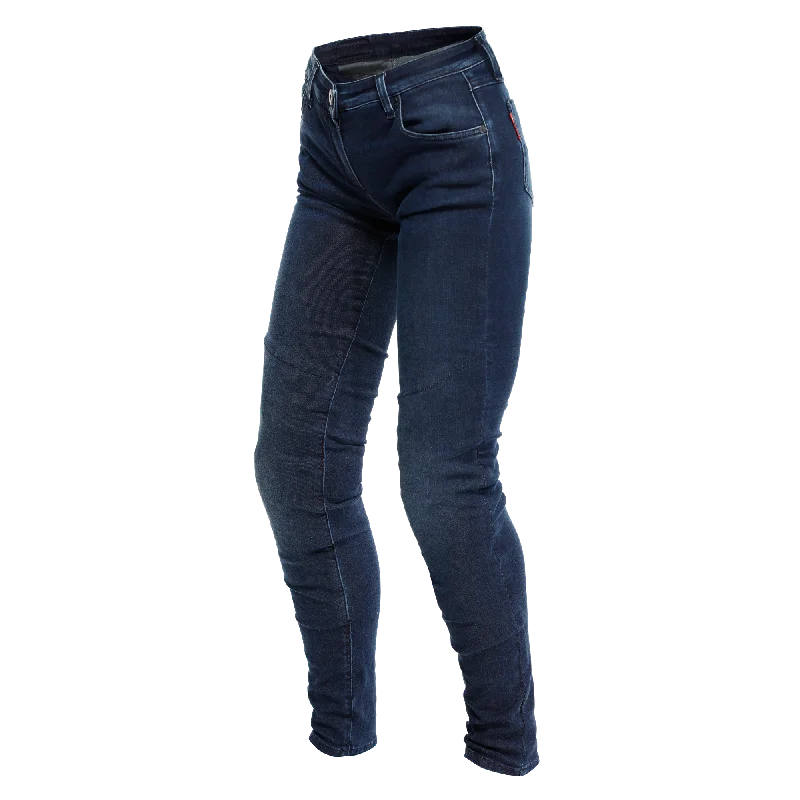 Denim Brushed Skinny Lady Tex Pants Chic Slim Fit Pants