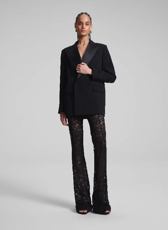 Gemma Lace Pant Trendy Velvet Pants