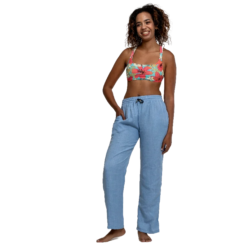 Ninety 60 Ninety - Kali Linen Pants Fashionable Sporty Pants