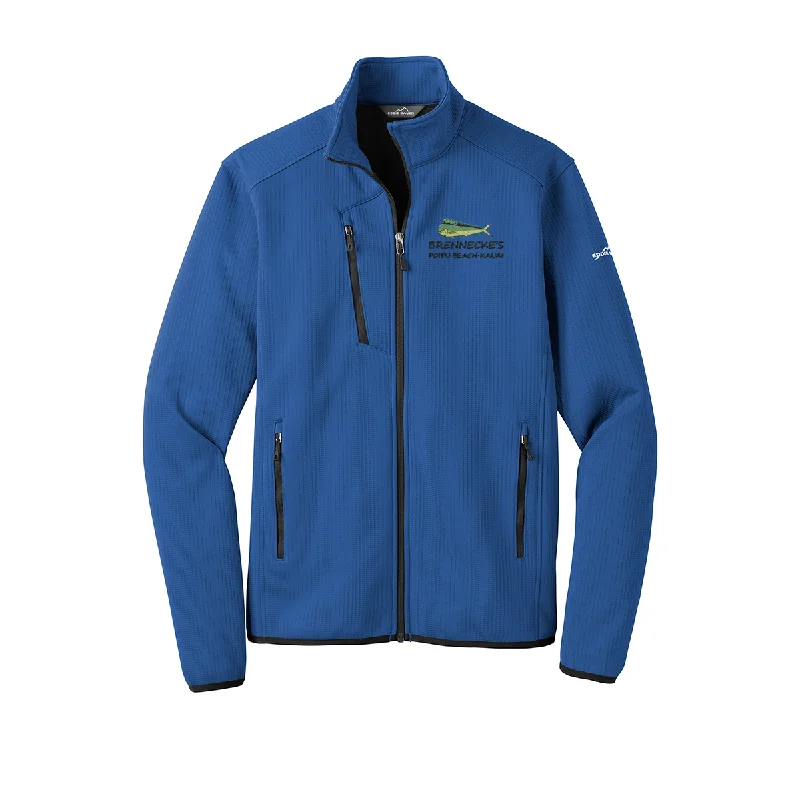 Eddie Bauer ® Dash Full-Zip Fleece Jacket Front Pockets Side Pockets Patch Pockets