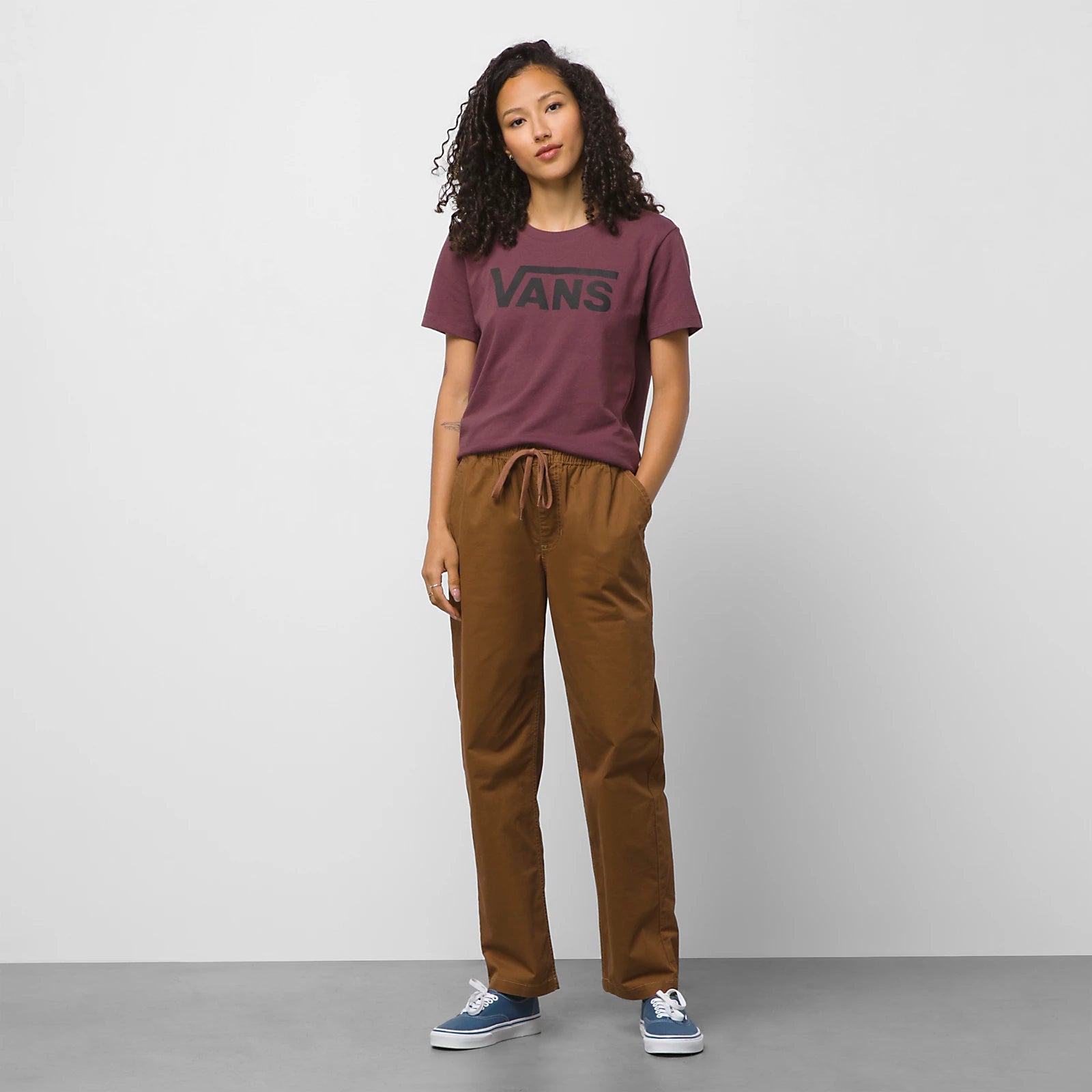 VANS Women's Range Relaxed Pant Toasted Coconut Classic Bootcut Trousers