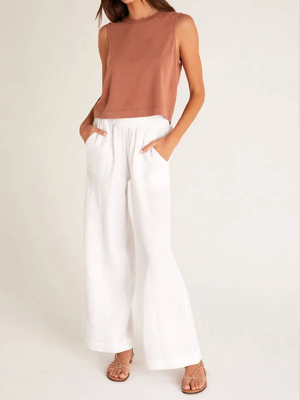 Sylva Gauze Pant Fashionable Tapered Leg Pants