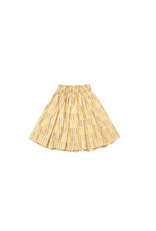 Smocked MINI Skirt - Matchstick lace skirt delicate