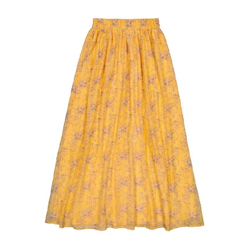 Louis Louise Yellow Jupette Women Skirt spandex blend skirt