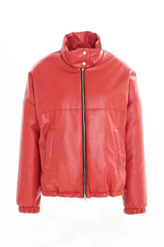 RED THE BILLY JACKET Toggled Jacket Drawstring Jacket Belted Jacket