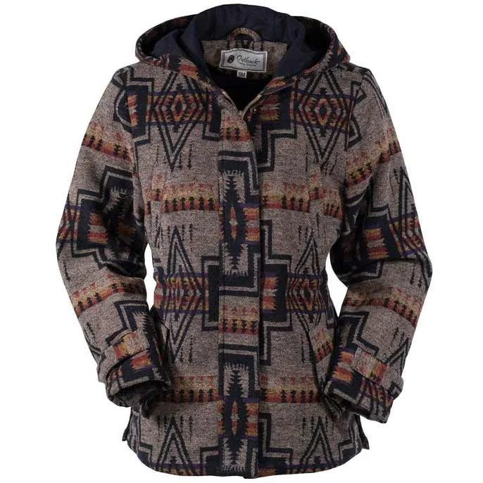 Outback Trading Co. Women's Myra Jacket Knit Fabric Woven Fabric Fleece Fabric