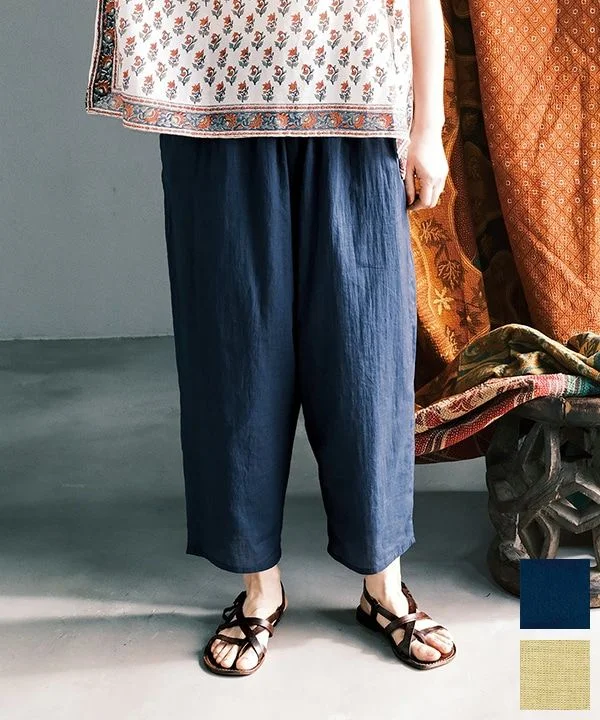 homage roses embroidered rough pants 25S499 [in stock around May]. Trendy Palazzo Pants