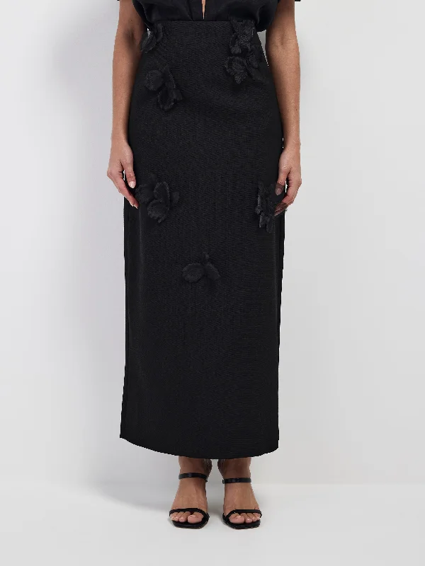 ROSE GARDEN SKIRT belted skirt waist