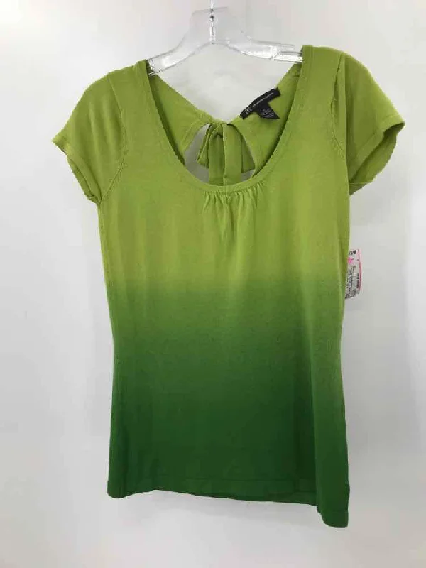 Pre-Owned INC Green Size Small Sweater Satin Blend Silk Blend Wool Blend