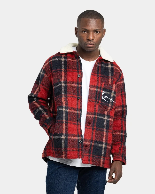Karl Kani Check Shirt Jacket Black Corduroy Jacket Velvet Jacket Brocade Jacket