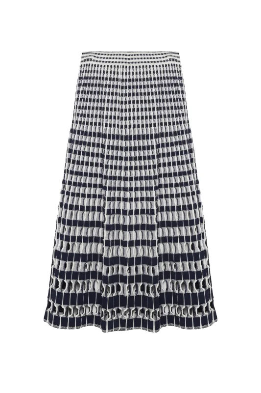 Larken Midi Skirt zip skirt side