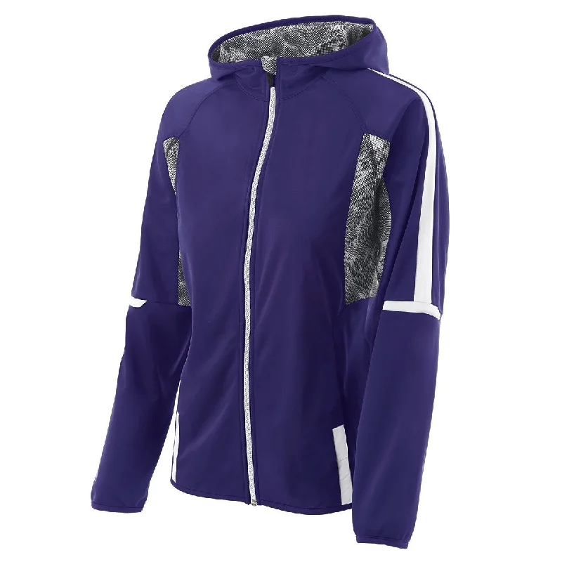 Purple/White/White Print