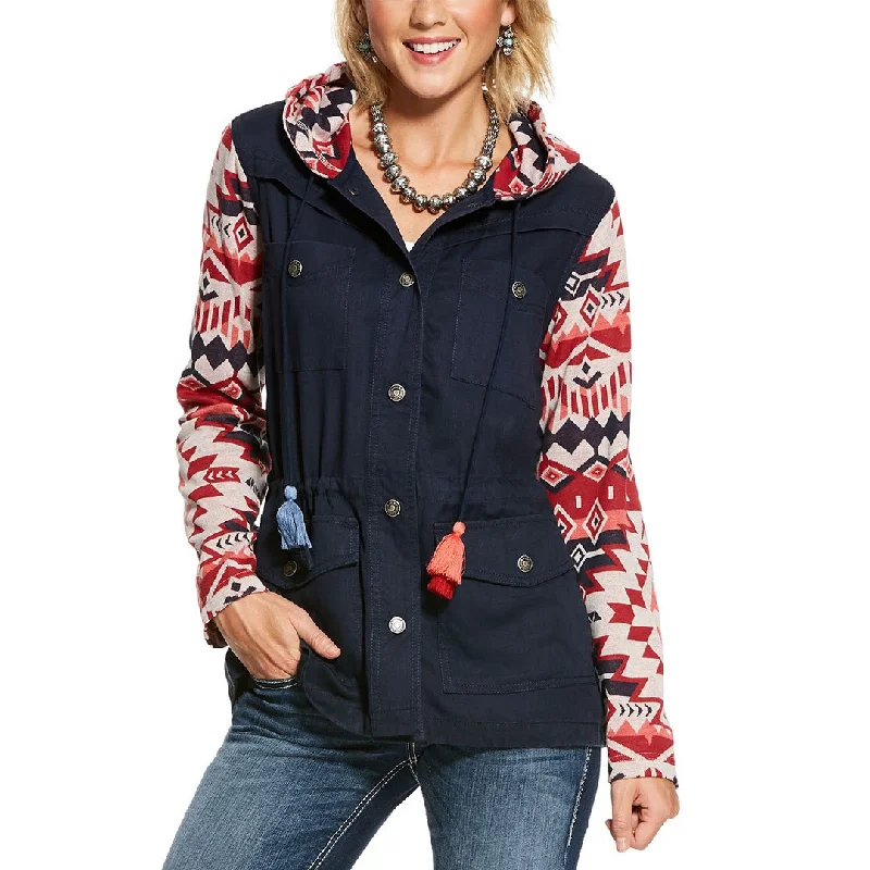 Ariat Harmony Navy Womens Jacket Elasticated Jacket Padded Jacket Insulated Jacket