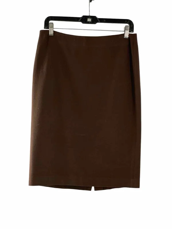 Talbots Size 4 Brown Skirt pencil skirt chic