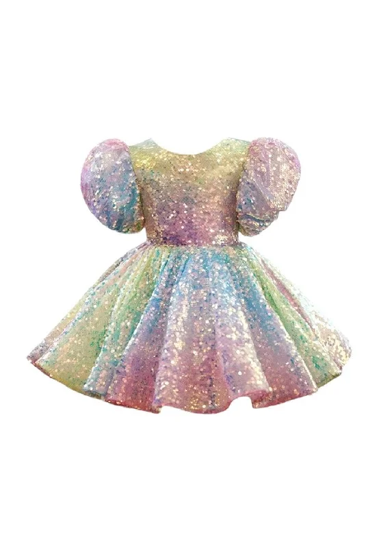 Ombré Princess Party Dress Tunics Wedding white