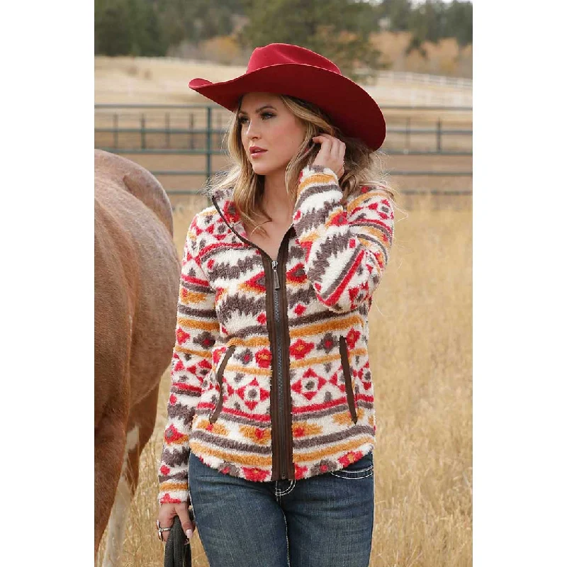 Cruel Denim Women's Aztec Print Fleece Jacket Rayon Fabric Velvet Fabric Corduroy Fabric Cruel Denim Women's Aztec Print Fleece Jacket Rayon Fabric Velvet Fabric Corduroy Fabric