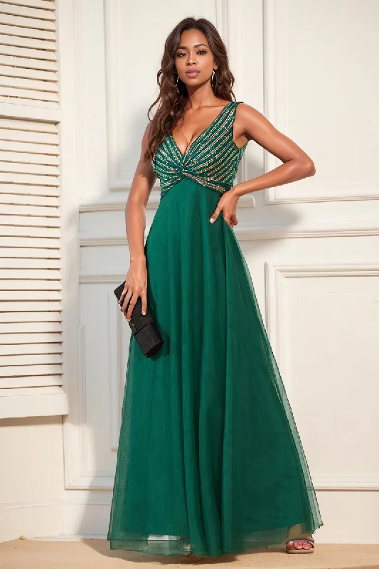 Sexy Maxi Sequin Long Evening Dresses Birthday Party Dress Halter Neckline Beach