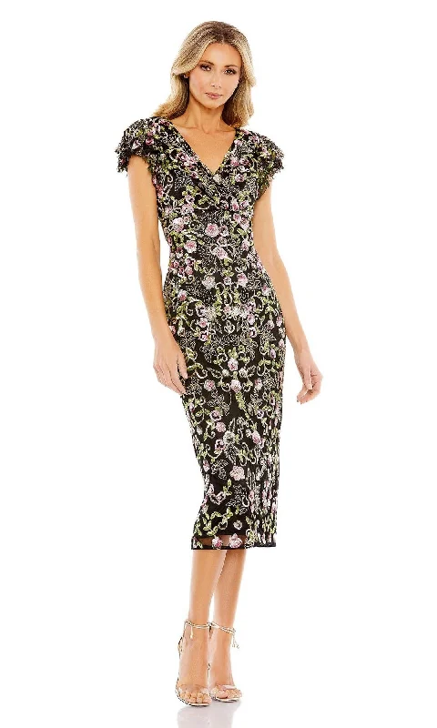 Knee-Length Sequin Party Dress: Mac Duggal 5722 Tunics Modern contemporary