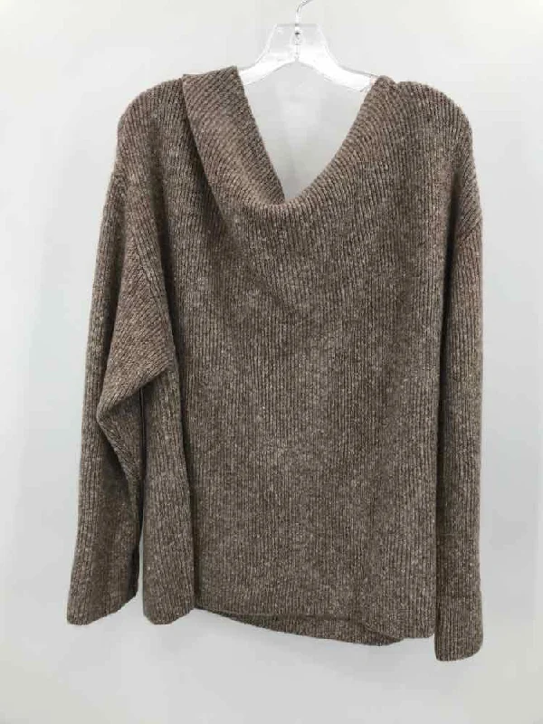 Pre-Owned Treasure & Bond Brown Size 2X Sweater Oversized Loose Flowy
