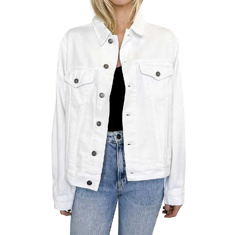 Daniel X Diamond Women's Blake Jean Jacket Faux Fur Jacket Real Fur Jacket Shearling Jacket