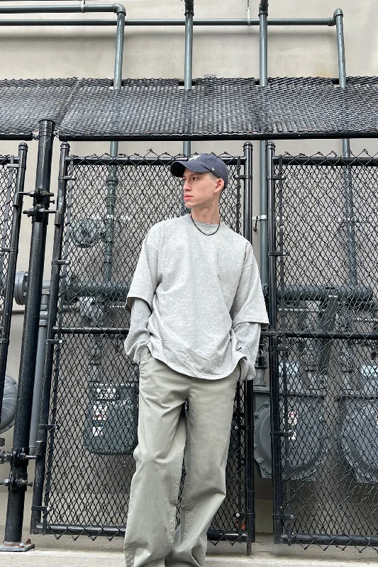 TWILL CHINO PANT Relaxed Linen Pants