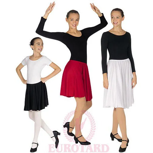 Eurotard Adult/Child Pull-On Skirt silk skirt luxurious