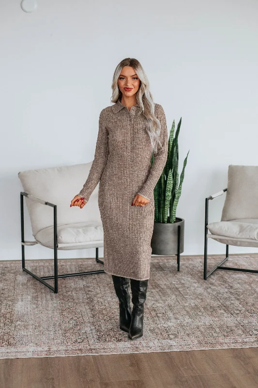 Marza Sweater Dress Embroidered Appliqued Beaded