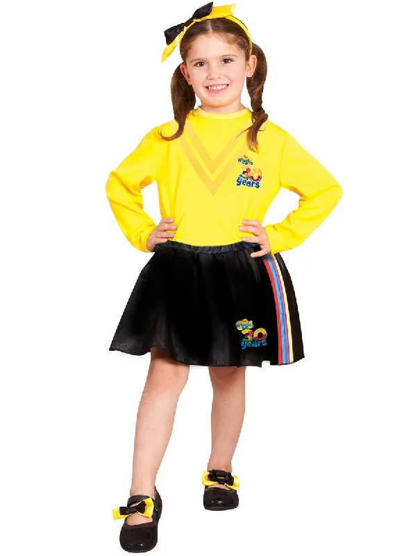 The Wiggles 30th Anniversary Girls Black Costume Skirt linen skirt light