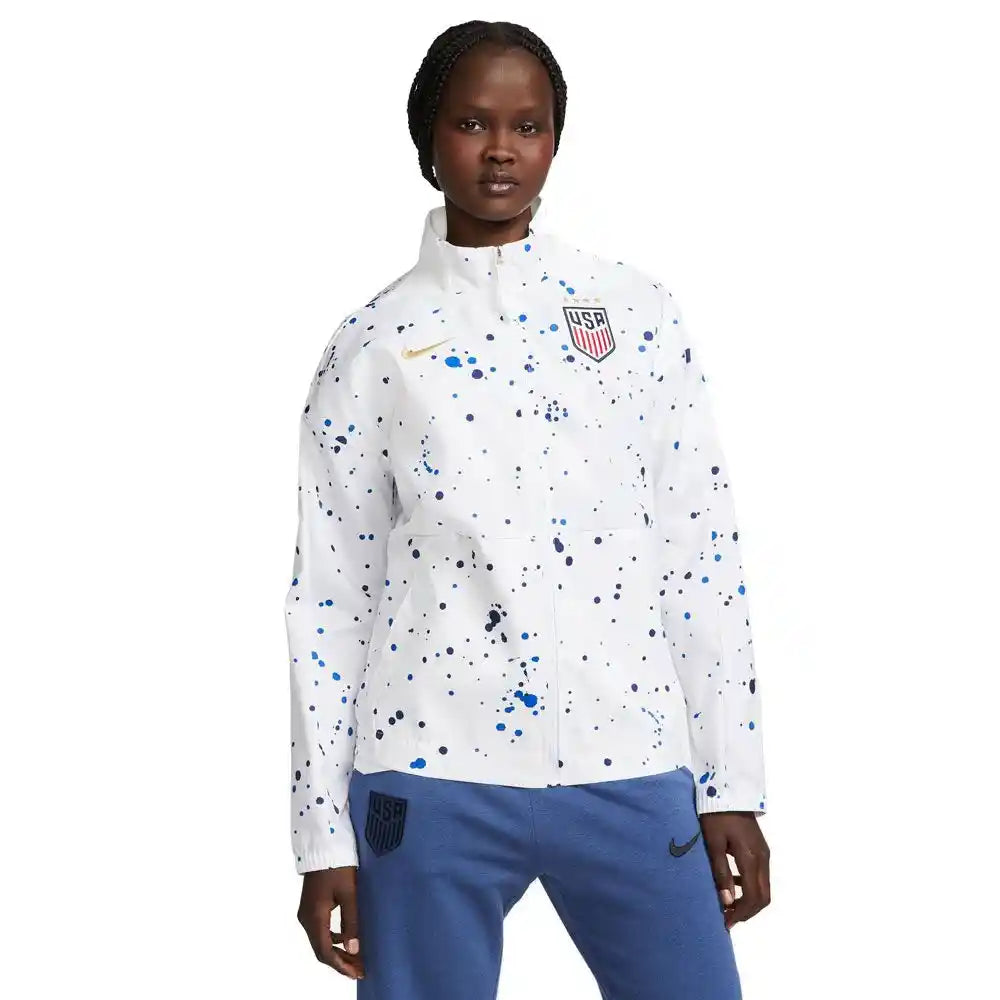 Nike 2023-24 USA Women's Anthem jacket Ribbed Jacket Pleated Jacket Ruffled Jacket