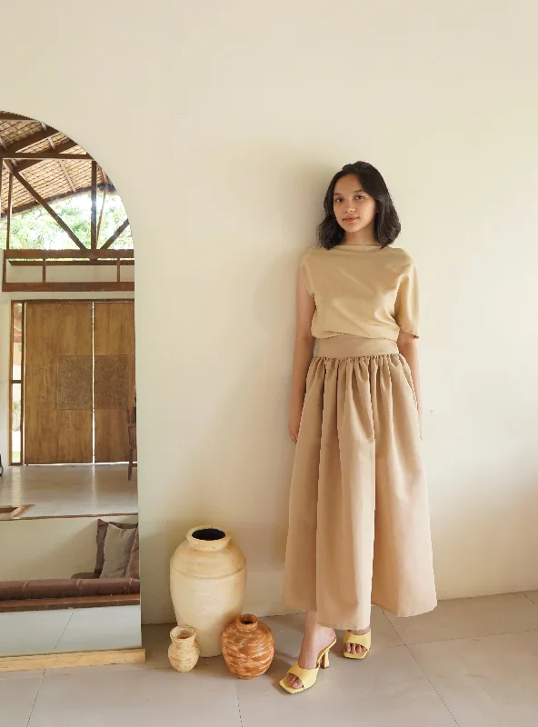 Dolly skirt (KHAKI) breathable skirt fabric