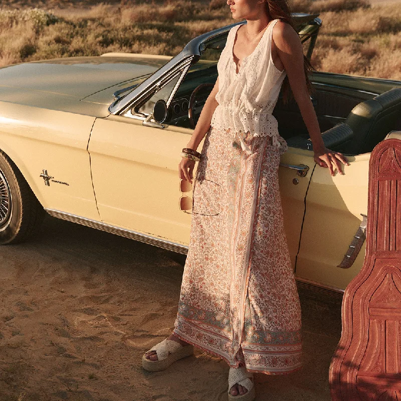 Sunshine Bandit Wrap Skirt maxi skirt elegant