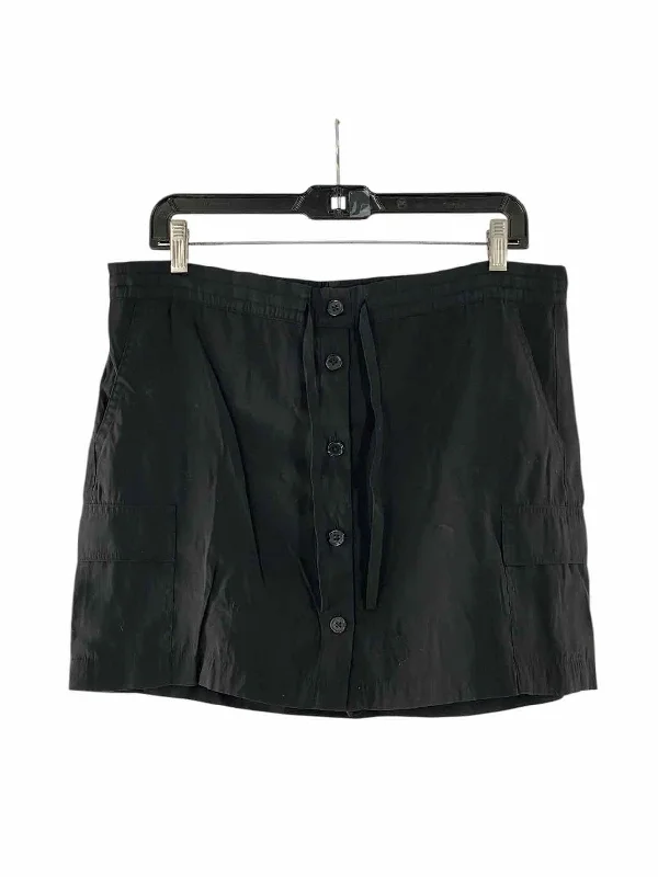 Cabi Size S Black Skirt linen skirt relaxed