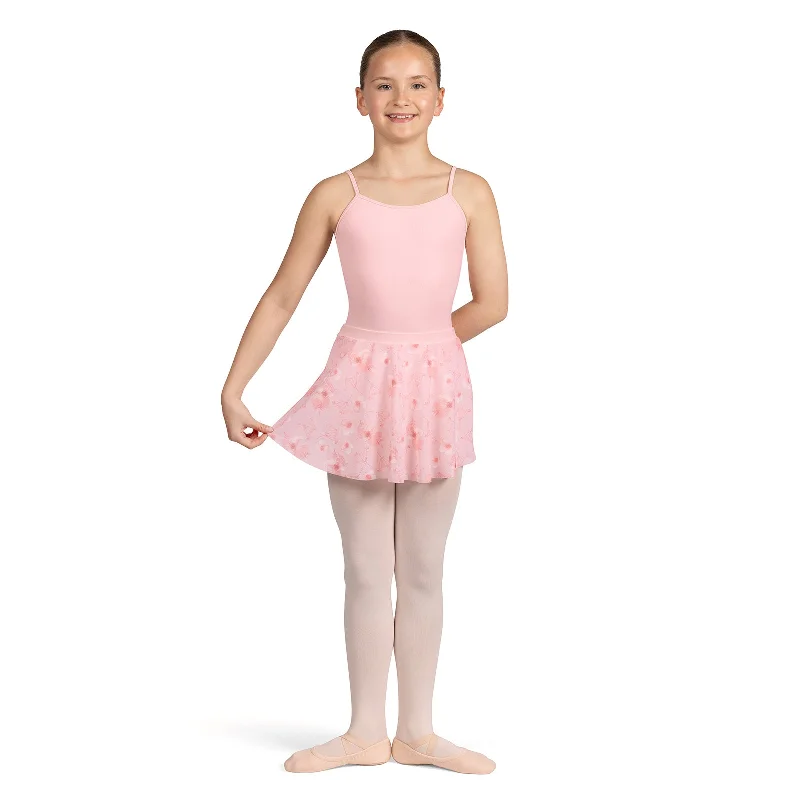 Bloch Child's Grace Floral Mesh Skirt silk skirt luxurious