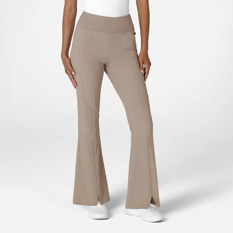 RENEW Women's Cargo Flare Scrub Pant - Haze Casual Track Pants