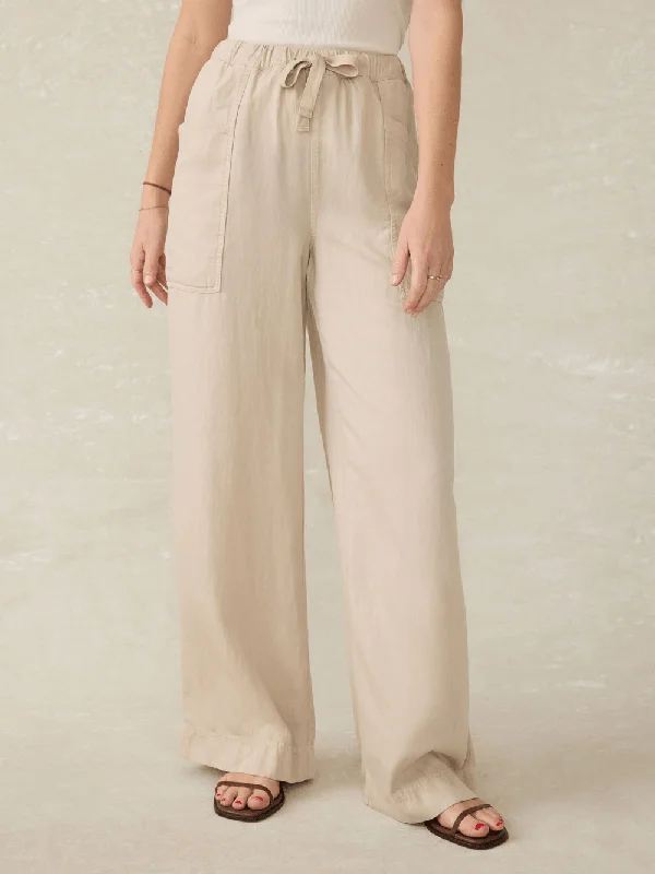 Faherty Topanga Drape Pant / Wheaten Comfortable Cargo Pants