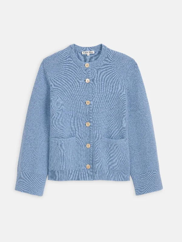 Provence Sweater Jacket In Cotton Cashmere Fitted Loose Oversized