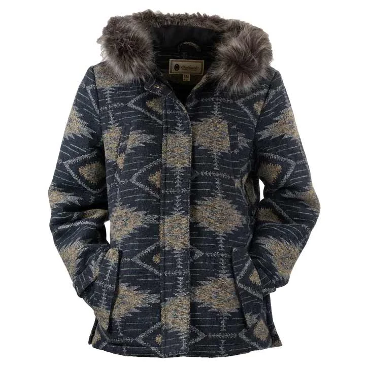 Outback Trading Co. Women's Myra Jacket Notch Collar Jacket Peter Pan Collar Jacket Cowl Neck Jacket