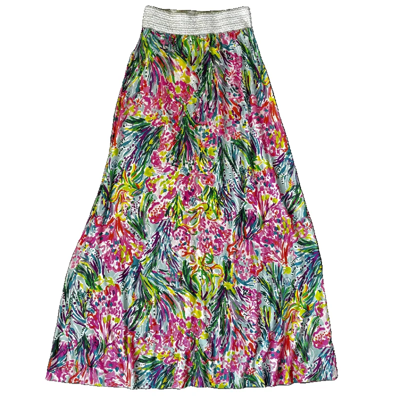 Skirt Designer By Lilly Pulitzer In Multi-colored, Size: Xs midi skirt versatile
